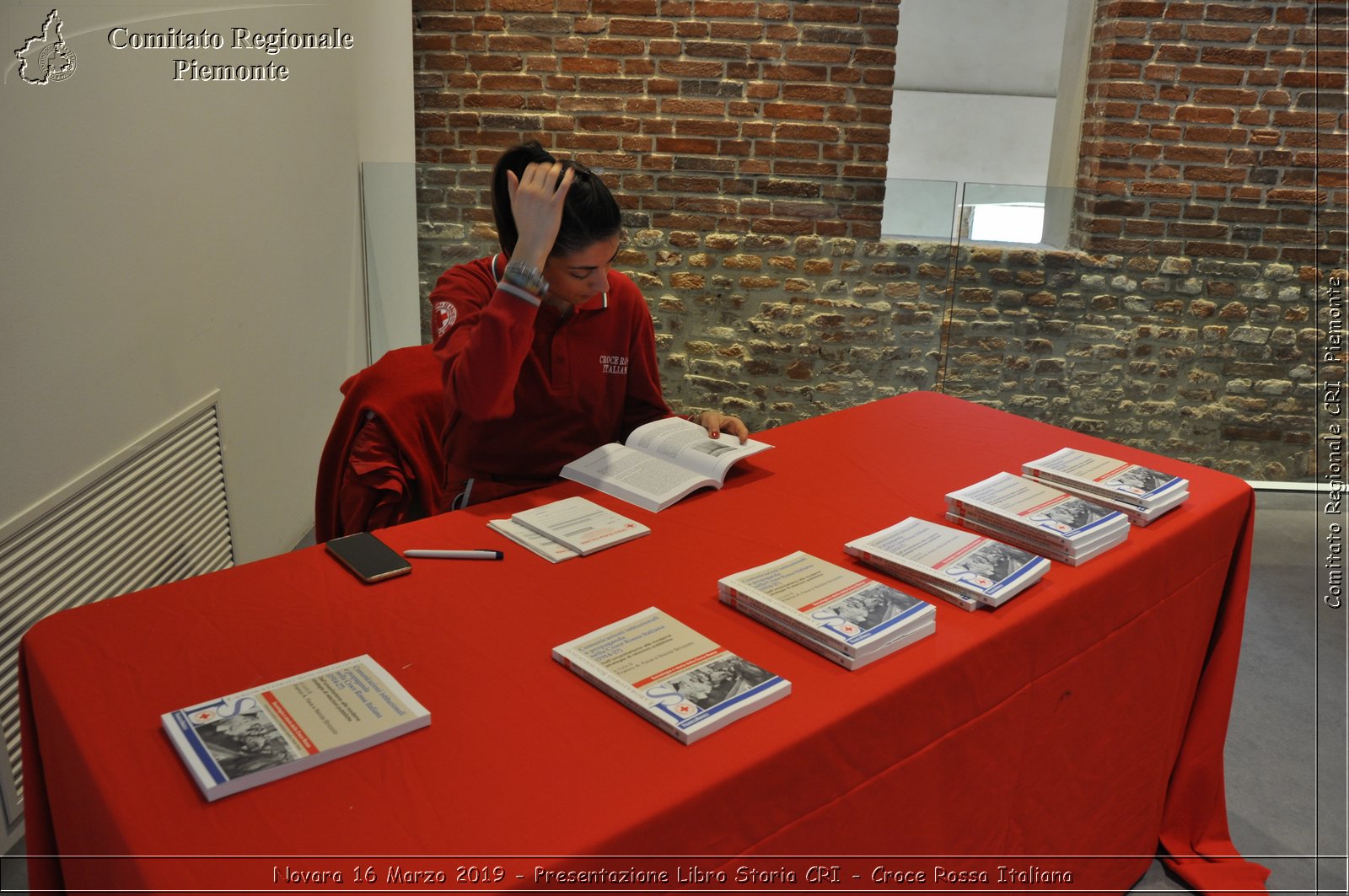 Novara 16 Marzo 2019 - Presentazione Libro Storia CRI - Croce Rossa Italiana - Comitato Regionale del Piemonte