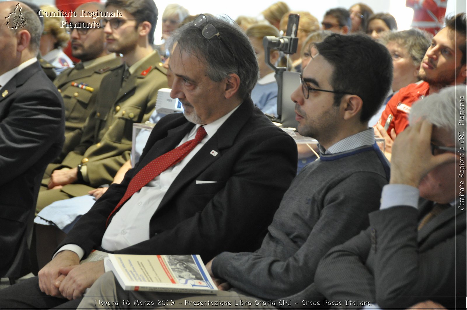 Novara 16 Marzo 2019 - Presentazione Libro Storia CRI - Croce Rossa Italiana - Comitato Regionale del Piemonte