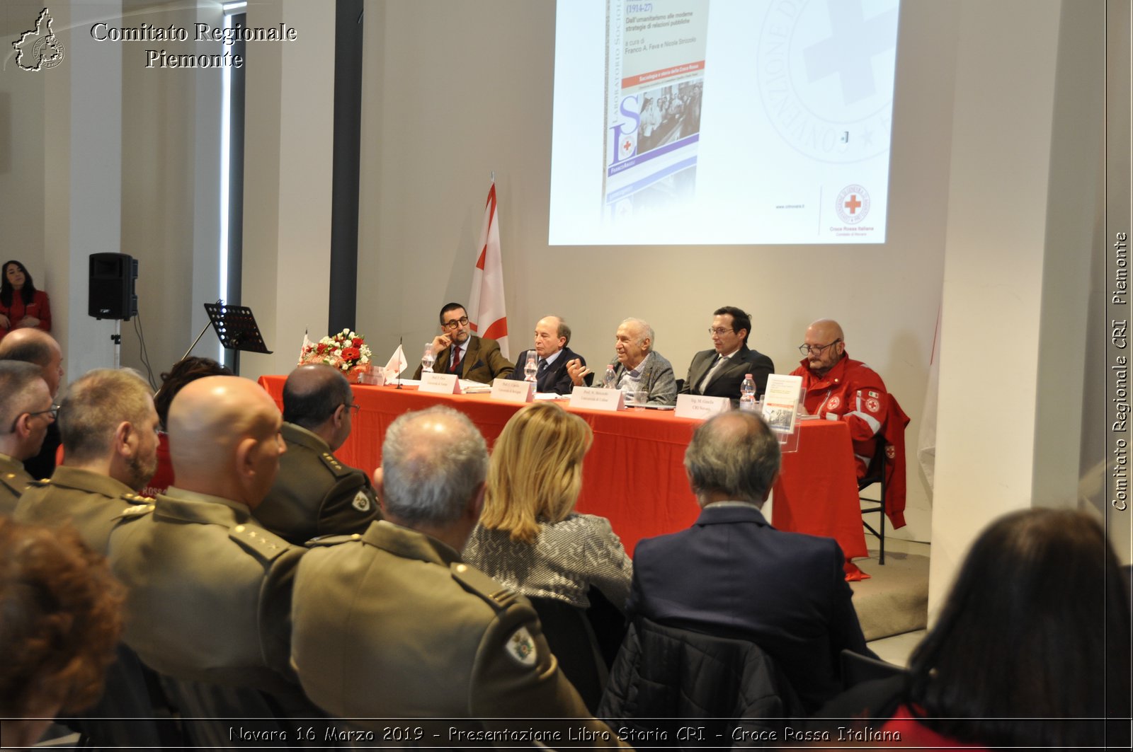 Novara 16 Marzo 2019 - Presentazione Libro Storia CRI - Croce Rossa Italiana - Comitato Regionale del Piemonte