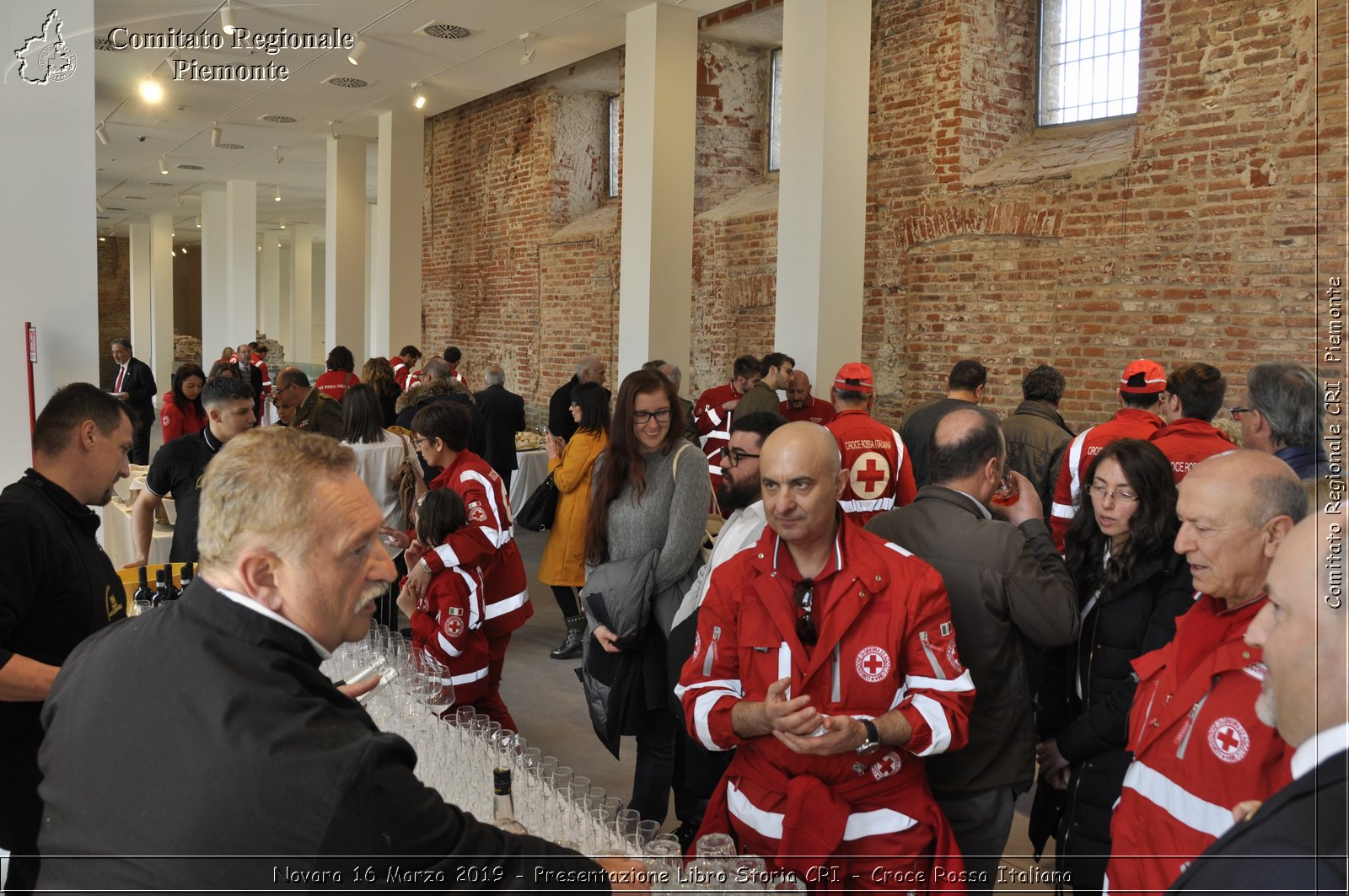 Novara 16 Marzo 2019 - Presentazione Libro Storia CRI - Croce Rossa Italiana - Comitato Regionale del Piemonte