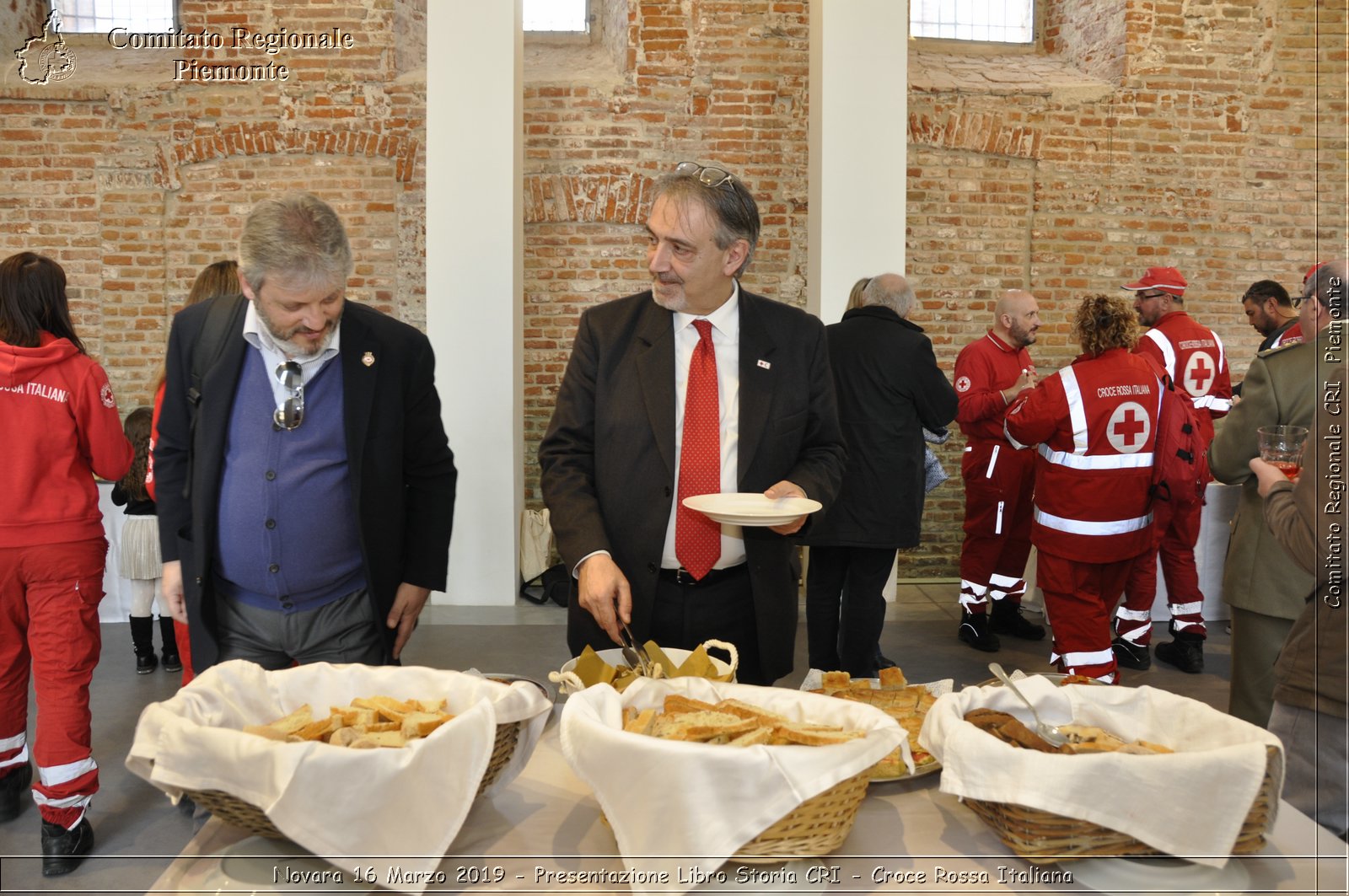 Novara 16 Marzo 2019 - Presentazione Libro Storia CRI - Croce Rossa Italiana - Comitato Regionale del Piemonte