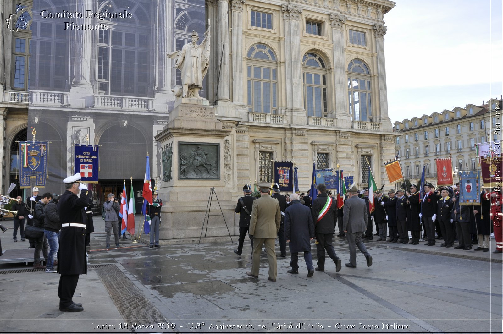 Torino 18 Marzo 2019 - 158 Anniversario dell'Unit d'Italia - Croce Rossa Italiana - Comitato Regionale del Piemonte