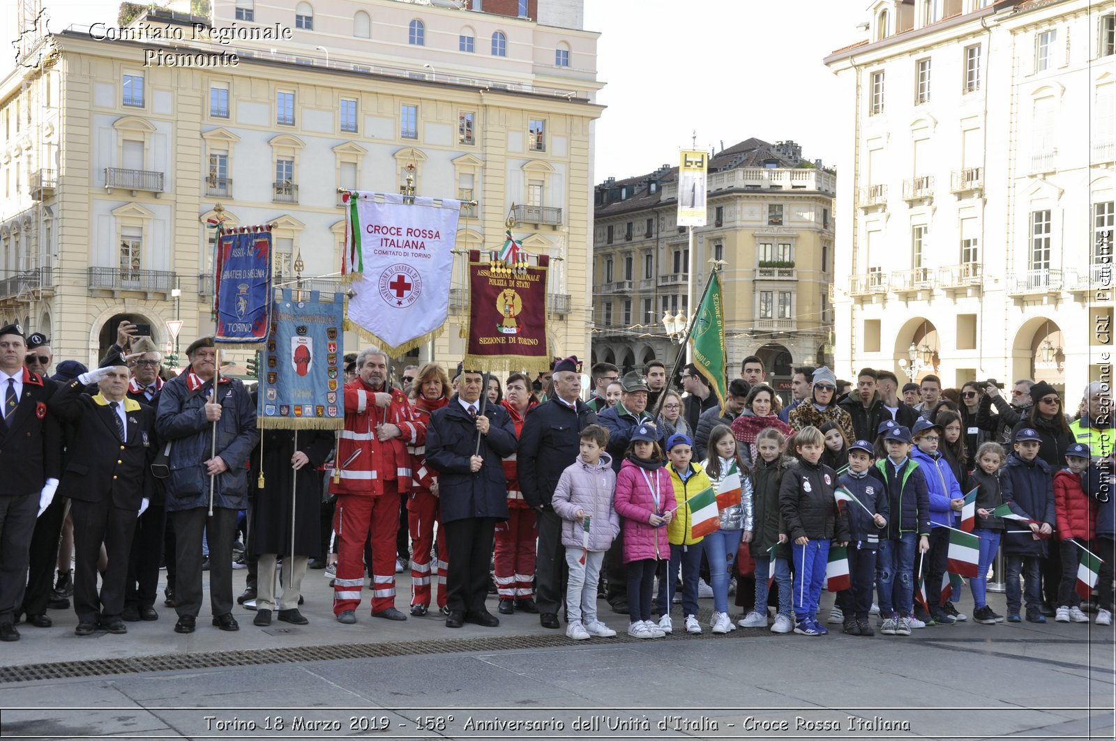 Torino 18 Marzo 2019 - 158 Anniversario dell'Unit d'Italia - Croce Rossa Italiana - Comitato Regionale del Piemonte