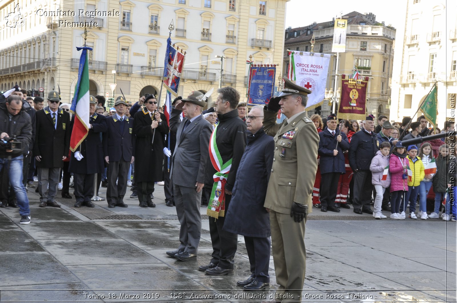 Torino 18 Marzo 2019 - 158 Anniversario dell'Unit d'Italia - Croce Rossa Italiana - Comitato Regionale del Piemonte