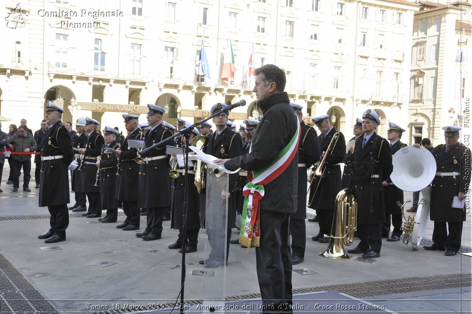 Torino 18 Marzo 2019 - 158 Anniversario dell'Unit d'Italia - Croce Rossa Italiana - Comitato Regionale del Piemonte