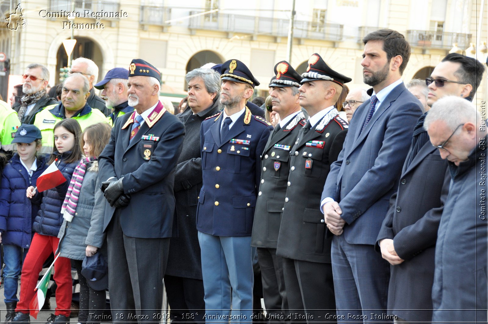 Torino 18 Marzo 2019 - 158 Anniversario dell'Unit d'Italia - Croce Rossa Italiana - Comitato Regionale del Piemonte