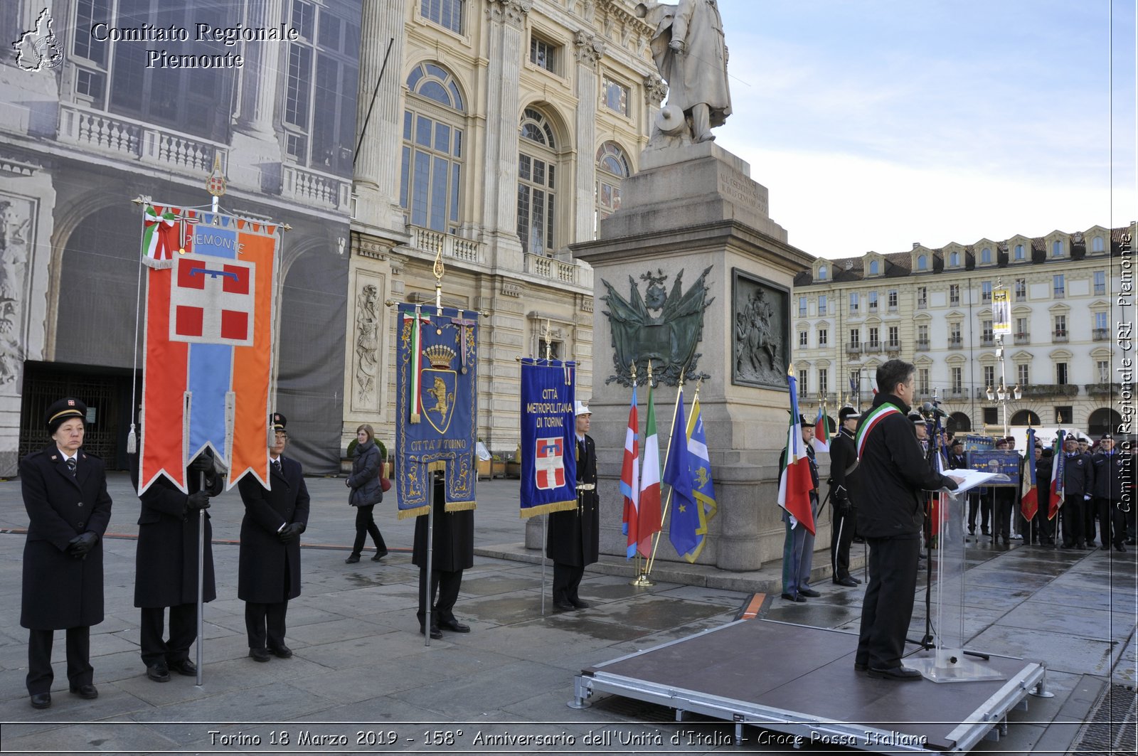 Torino 18 Marzo 2019 - 158 Anniversario dell'Unit d'Italia - Croce Rossa Italiana - Comitato Regionale del Piemonte