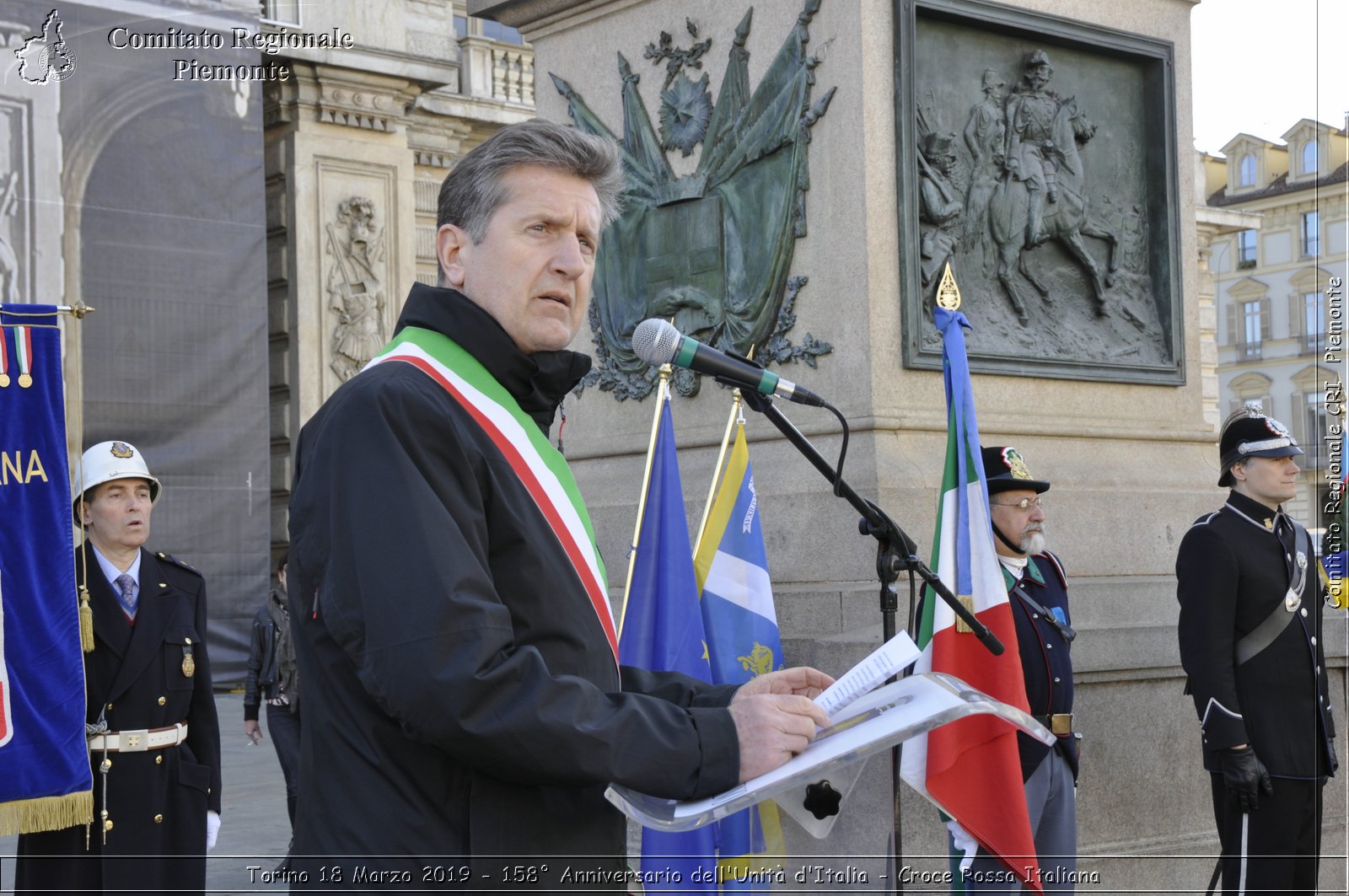 Torino 18 Marzo 2019 - 158 Anniversario dell'Unit d'Italia - Croce Rossa Italiana - Comitato Regionale del Piemonte