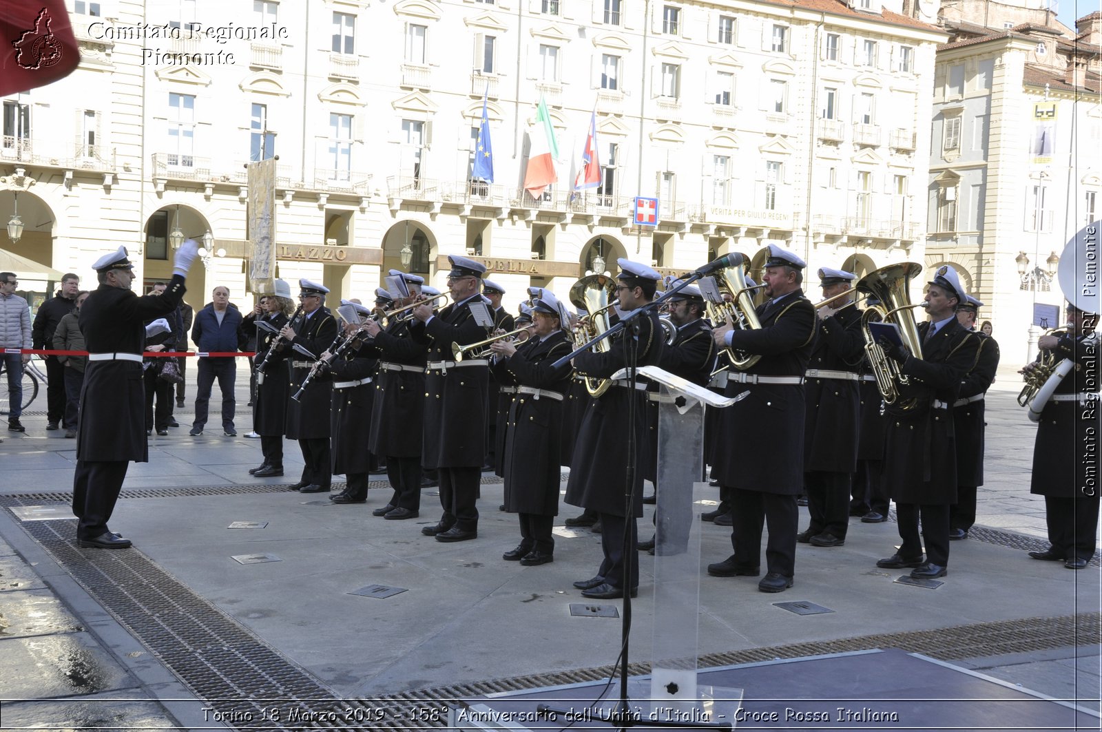 Torino 18 Marzo 2019 - 158 Anniversario dell'Unit d'Italia - Croce Rossa Italiana - Comitato Regionale del Piemonte