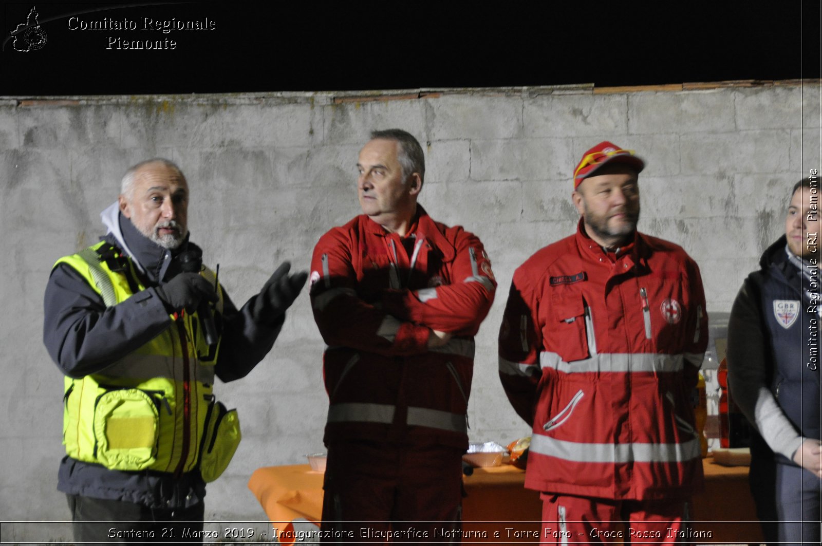 Santena 21 Marzo 2019 - Inaugurazione Elisuperfice Notturna e Torre Faro - Croce Rossa Italiana - Comitato Regionale del Piemonte