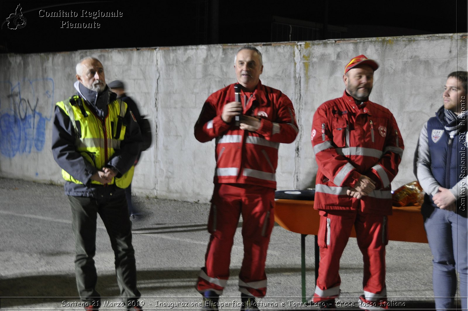 Santena 21 Marzo 2019 - Inaugurazione Elisuperfice Notturna e Torre Faro - Croce Rossa Italiana - Comitato Regionale del Piemonte