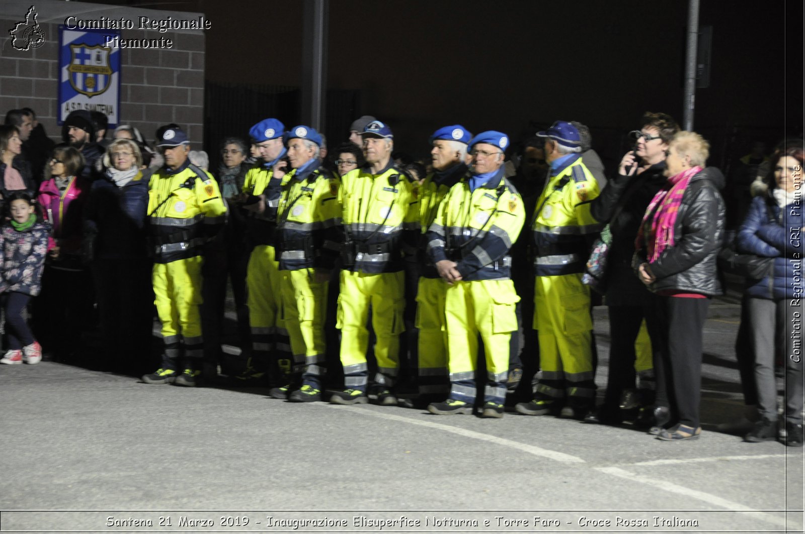 Santena 21 Marzo 2019 - Inaugurazione Elisuperfice Notturna e Torre Faro - Croce Rossa Italiana - Comitato Regionale del Piemonte