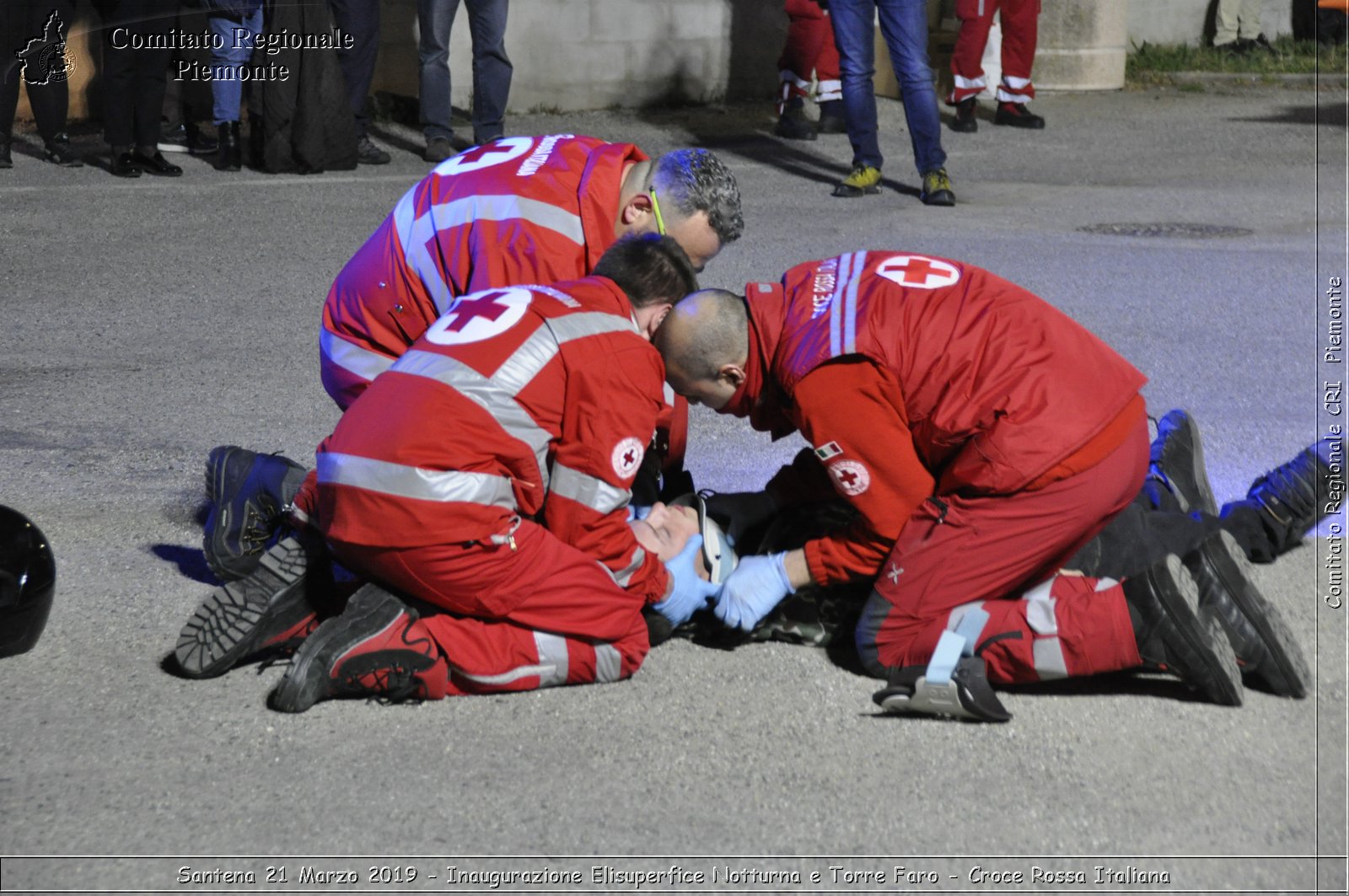 Santena 21 Marzo 2019 - Inaugurazione Elisuperfice Notturna e Torre Faro - Croce Rossa Italiana - Comitato Regionale del Piemonte