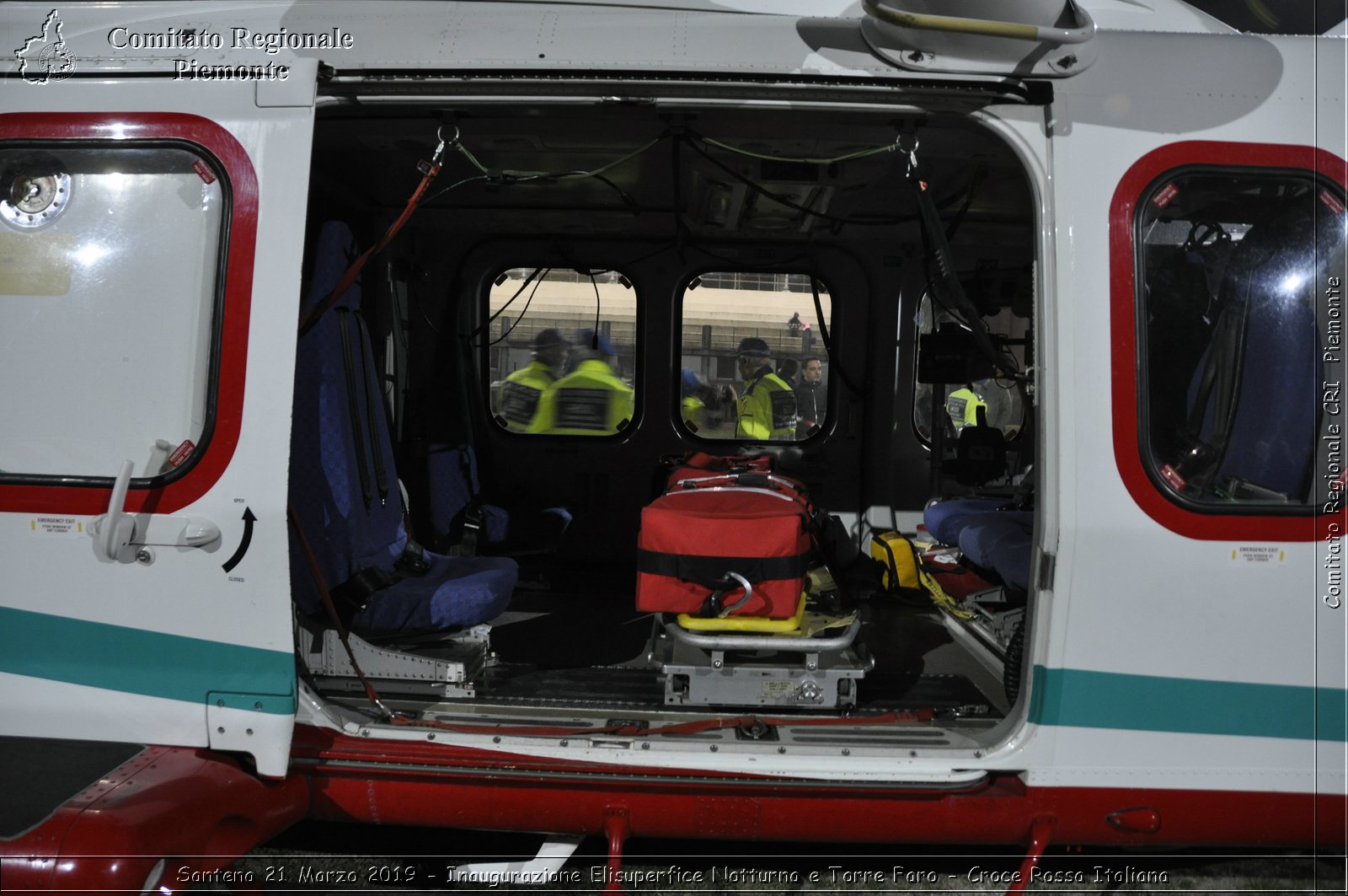 Santena 21 Marzo 2019 - Inaugurazione Elisuperfice Notturna e Torre Faro - Croce Rossa Italiana - Comitato Regionale del Piemonte