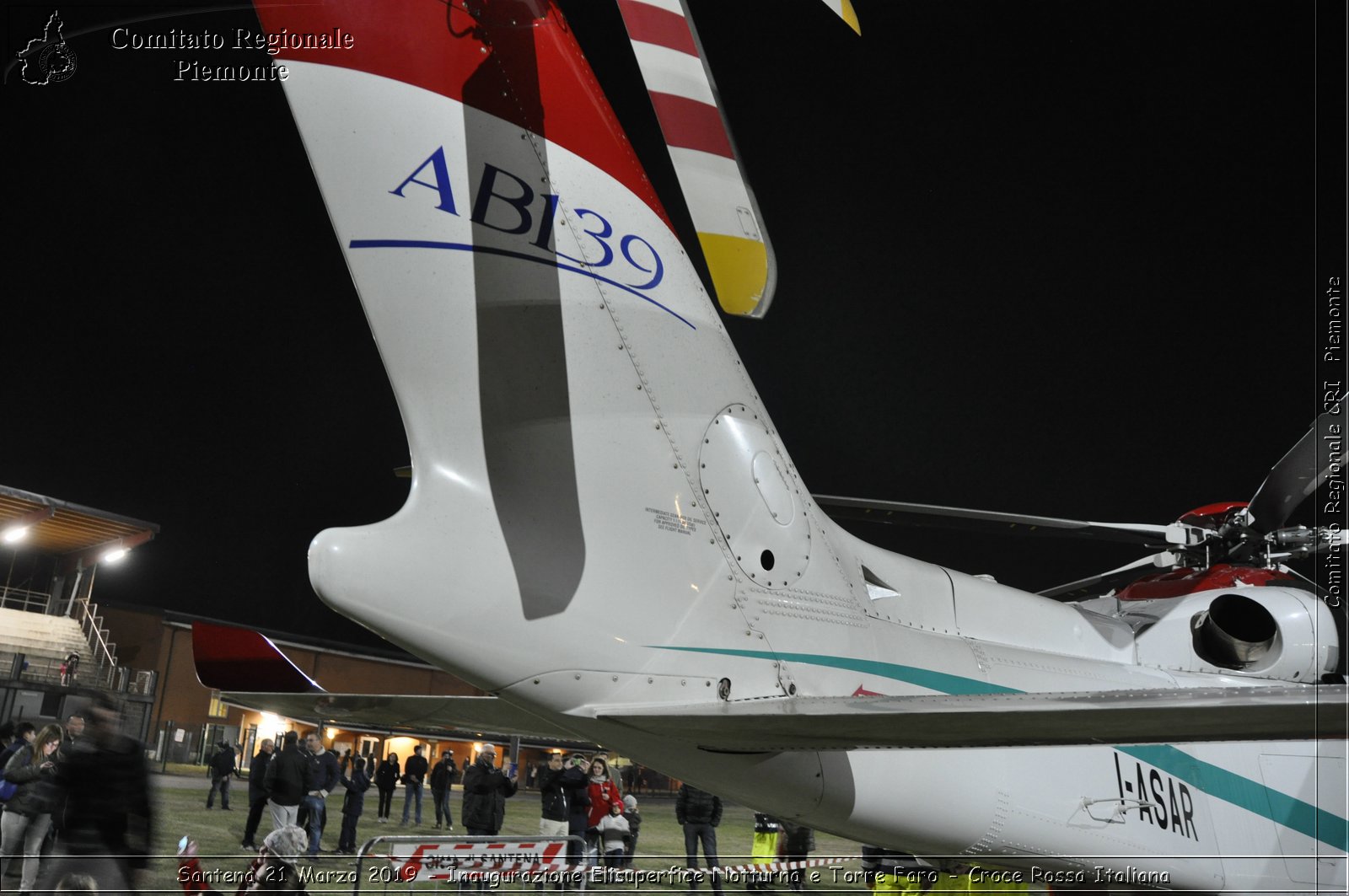 Santena 21 Marzo 2019 - Inaugurazione Elisuperfice Notturna e Torre Faro - Croce Rossa Italiana - Comitato Regionale del Piemonte