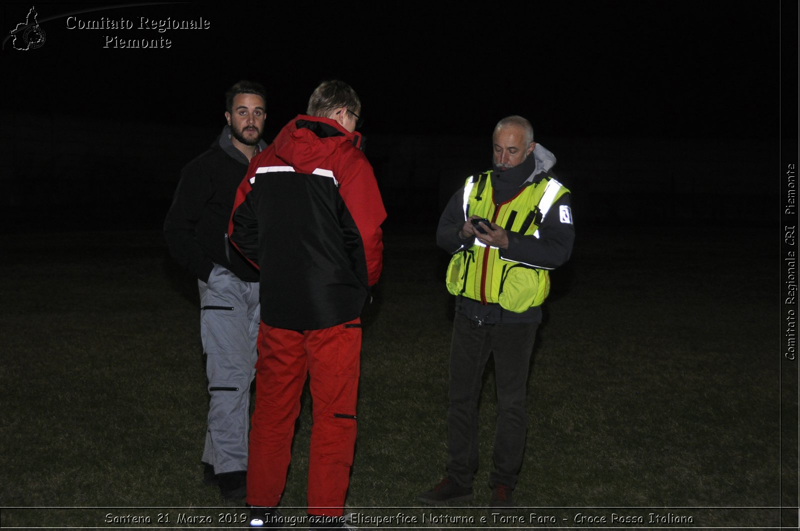 Santena 21 Marzo 2019 - Inaugurazione Elisuperfice Notturna e Torre Faro - Croce Rossa Italiana - Comitato Regionale del Piemonte