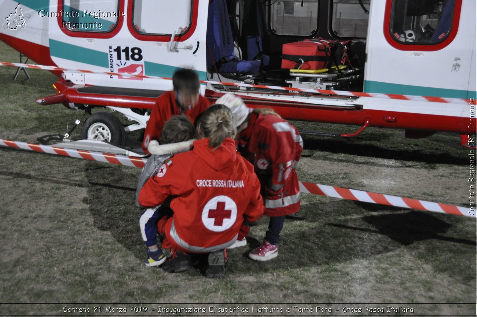 Santena 21 Marzo 2019 - Inaugurazione Elisuperfice Notturna e Torre Faro - Croce Rossa Italiana - Comitato Regionale del Piemonte