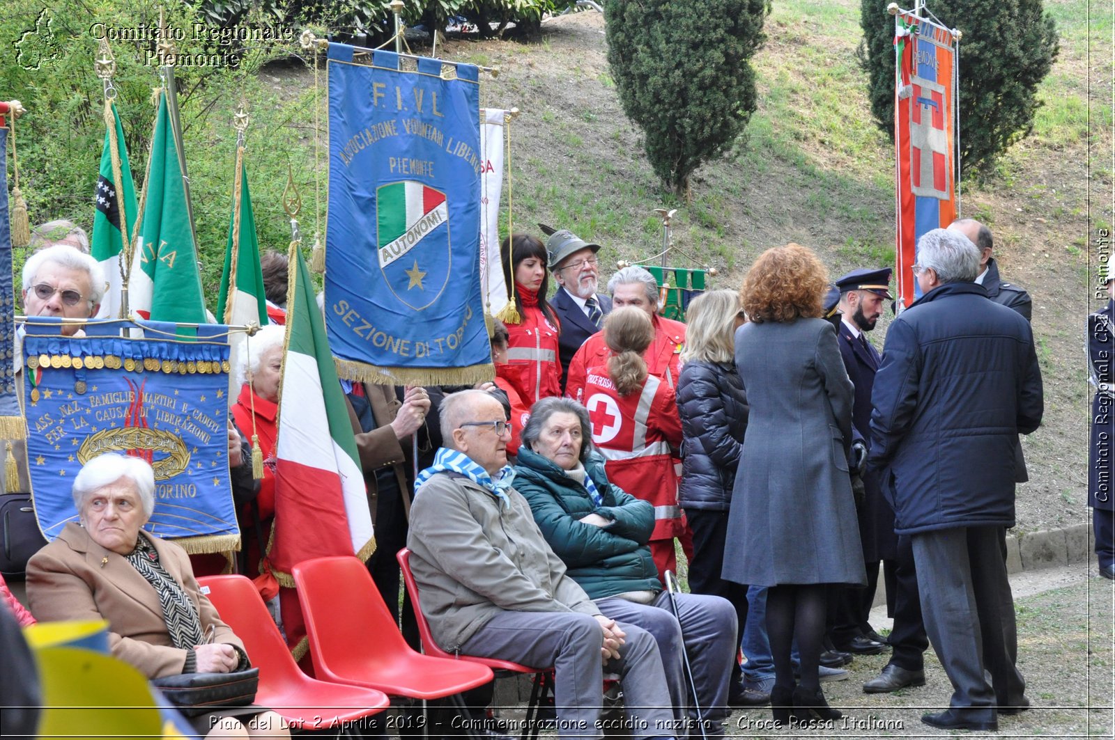 Pian del Lot 2 Aprile 2019 - Commemorazione eccidio nazista - Croce Rossa Italiana - Comitato Regionale del Piemonte