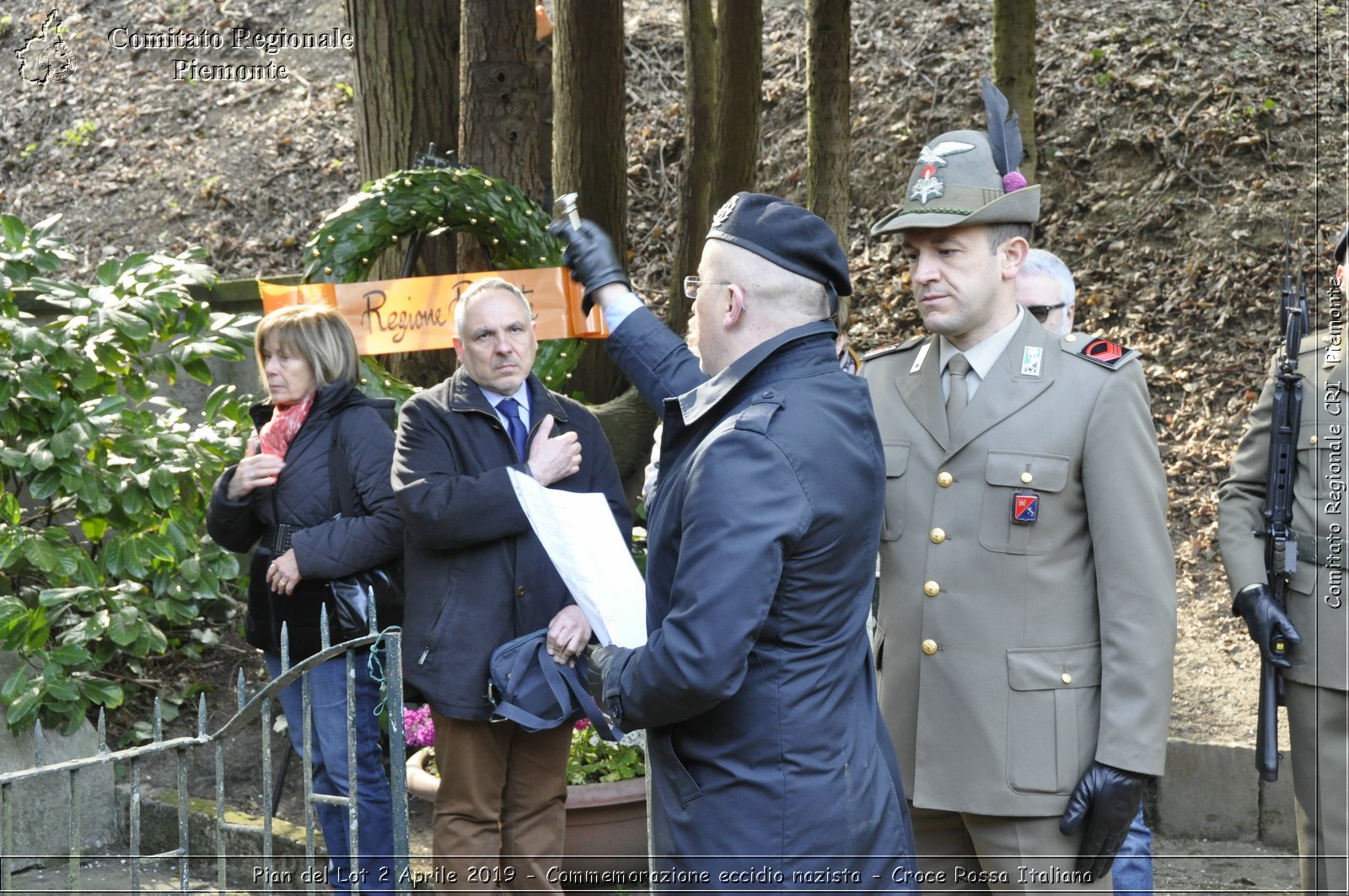 Pian del Lot 2 Aprile 2019 - Commemorazione eccidio nazista - Croce Rossa Italiana - Comitato Regionale del Piemonte