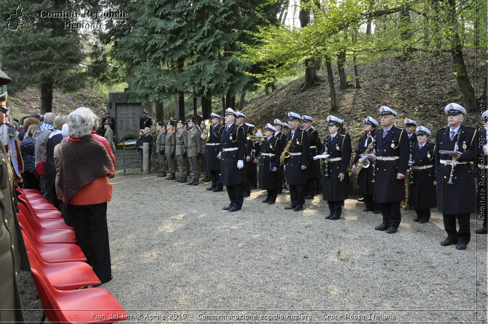 Pian del Lot 2 Aprile 2019 - Commemorazione eccidio nazista - Croce Rossa Italiana - Comitato Regionale del Piemonte