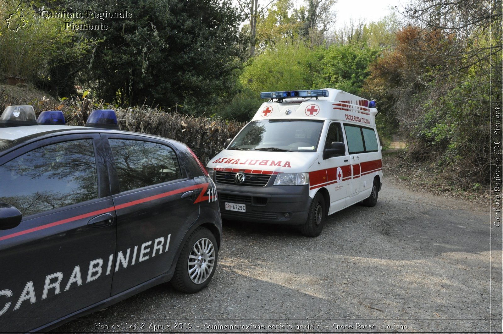 Pian del Lot 2 Aprile 2019 - Commemorazione eccidio nazista - Croce Rossa Italiana - Comitato Regionale del Piemonte