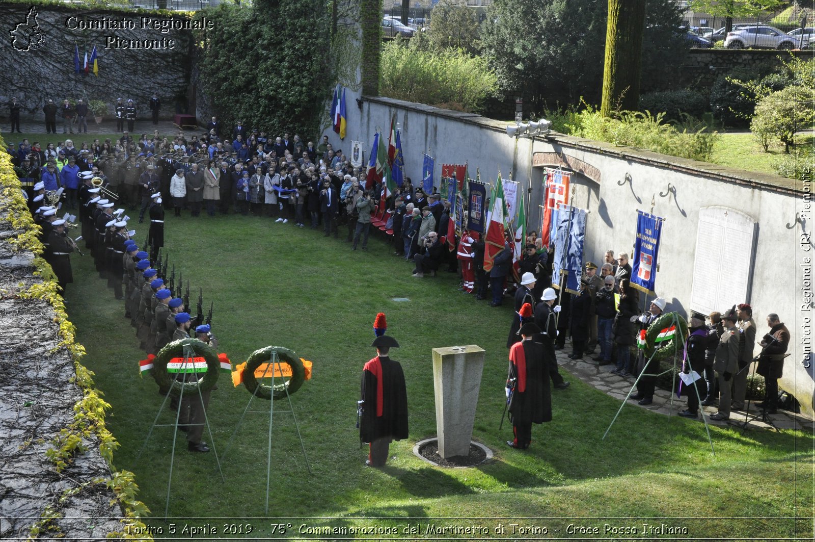 Torino 5 Aprile 2019 - 75 Commemorazione del Martinetto di Torino - Croce Rossa Italiana - Comitato Regionale del Piemonte