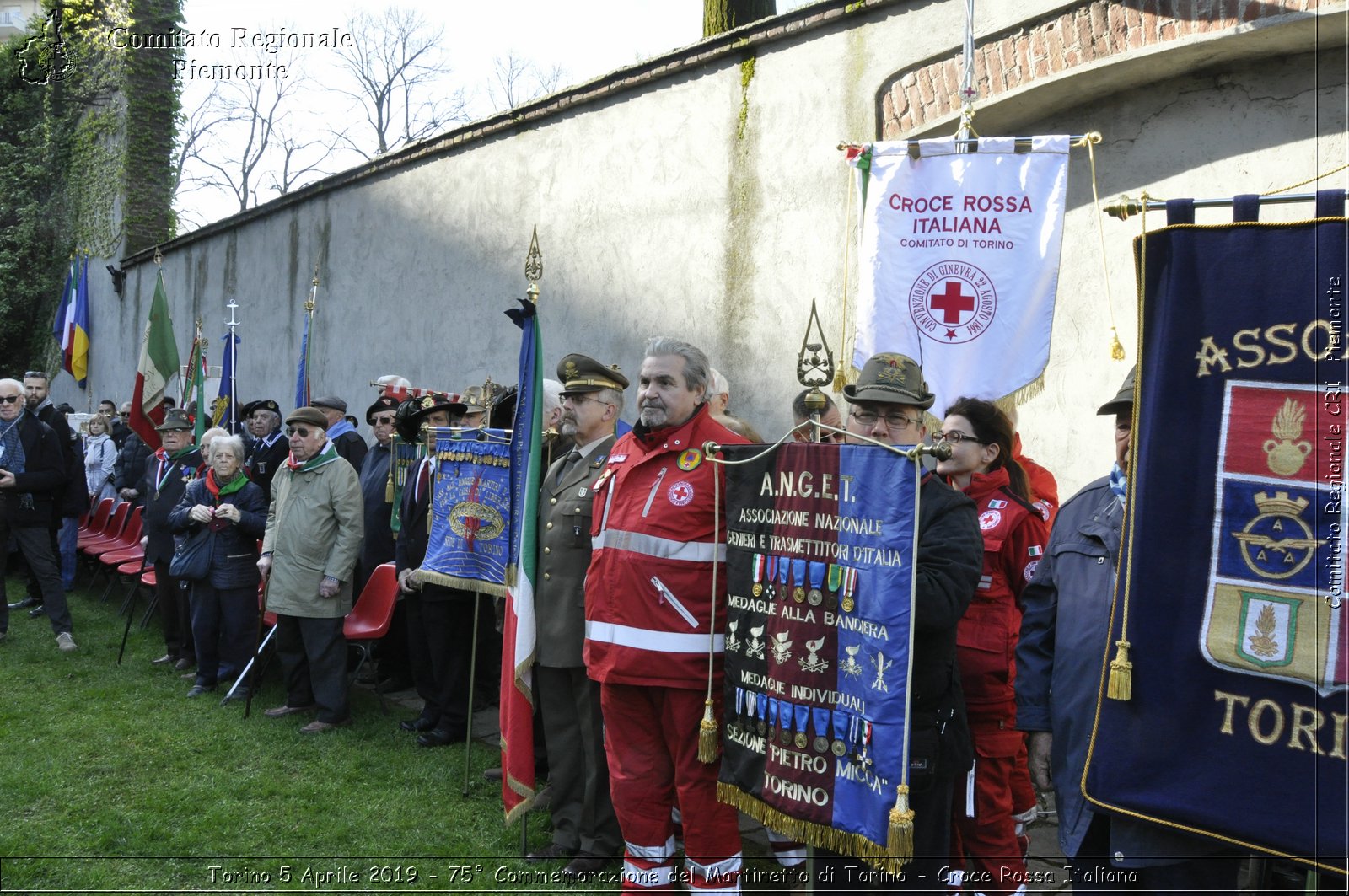 Torino 5 Aprile 2019 - 75 Commemorazione del Martinetto di Torino - Croce Rossa Italiana - Comitato Regionale del Piemonte