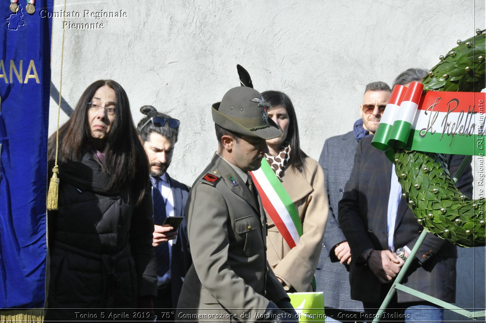 Torino 5 Aprile 2019 - 75 Commemorazione del Martinetto di Torino - Croce Rossa Italiana - Comitato Regionale del Piemonte