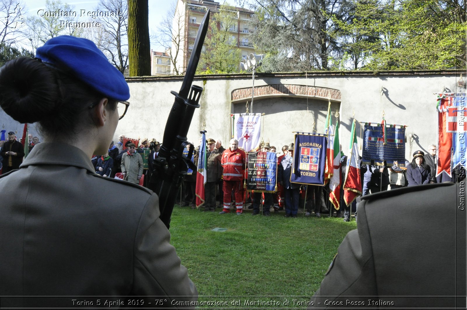 Torino 5 Aprile 2019 - 75 Commemorazione del Martinetto di Torino - Croce Rossa Italiana - Comitato Regionale del Piemonte