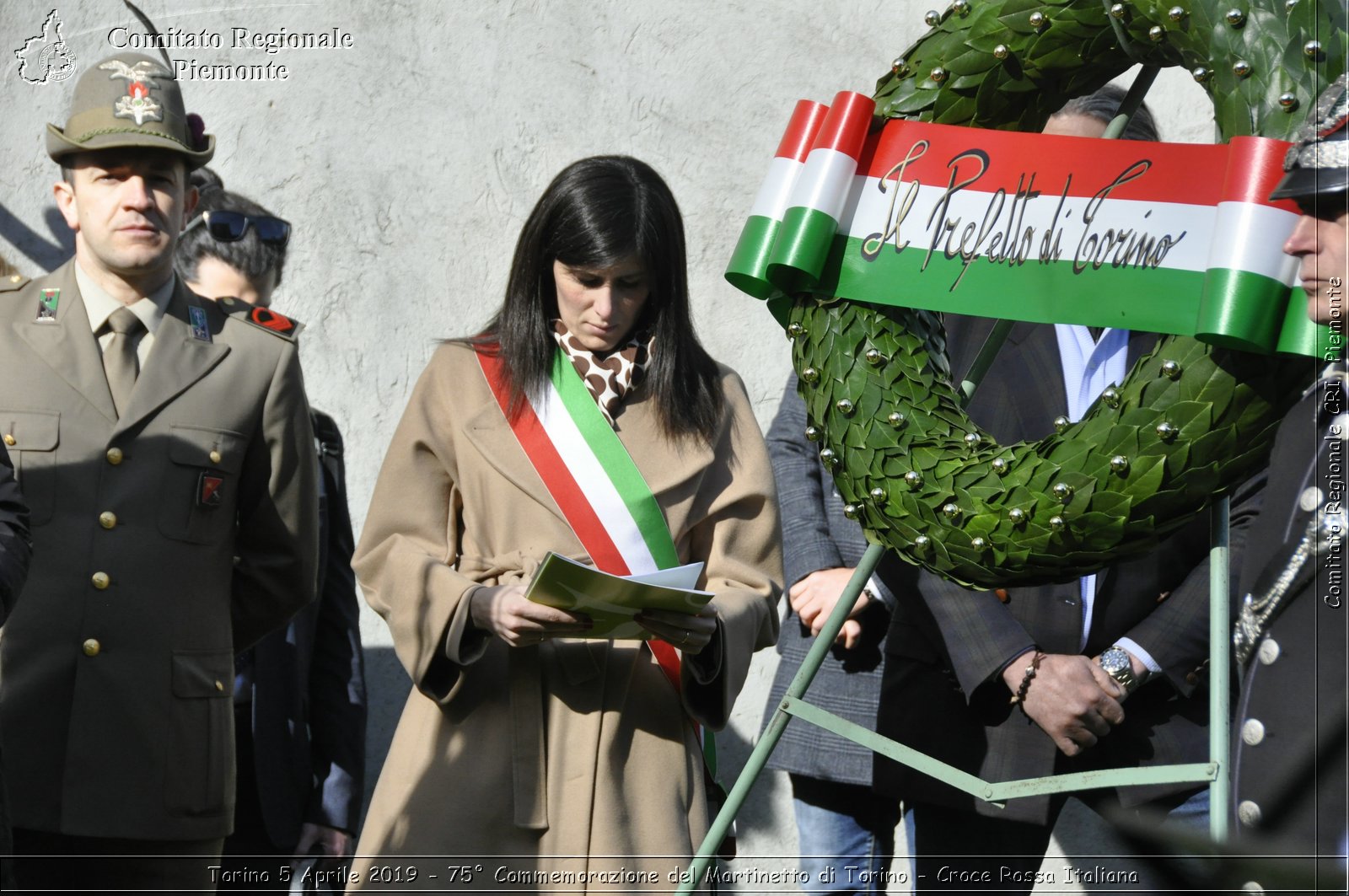 Torino 5 Aprile 2019 - 75 Commemorazione del Martinetto di Torino - Croce Rossa Italiana - Comitato Regionale del Piemonte