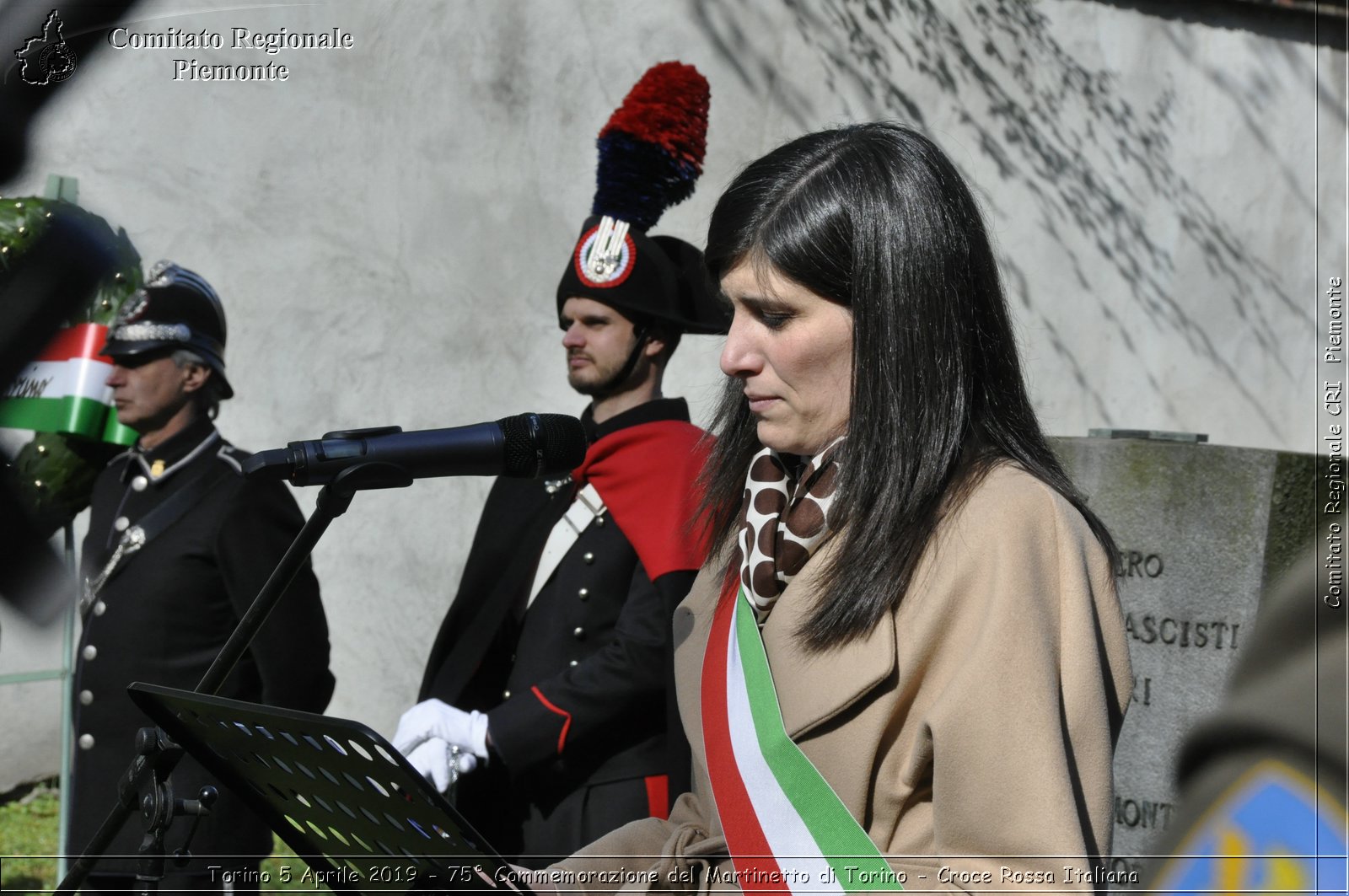 Torino 5 Aprile 2019 - 75 Commemorazione del Martinetto di Torino - Croce Rossa Italiana - Comitato Regionale del Piemonte