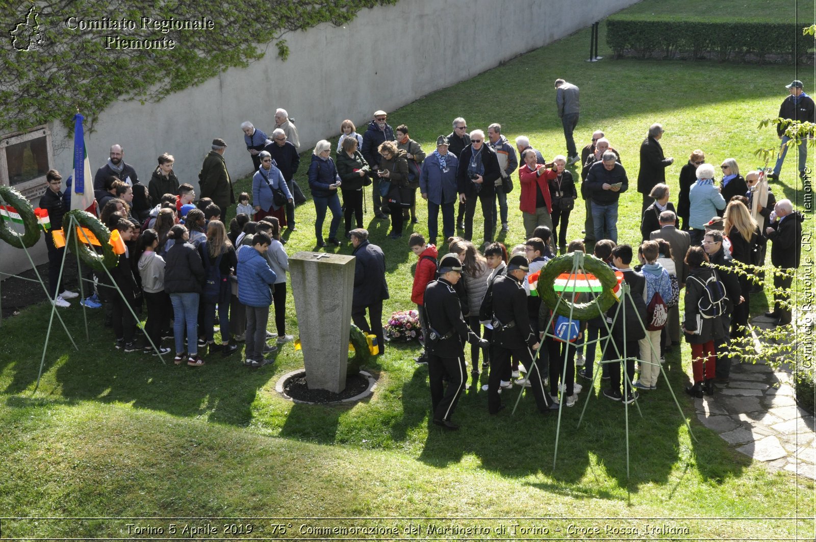 Torino 5 Aprile 2019 - 75 Commemorazione del Martinetto di Torino - Croce Rossa Italiana - Comitato Regionale del Piemonte