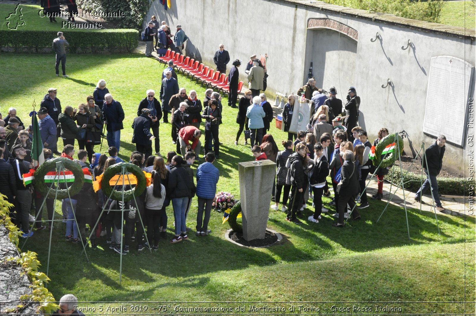 Torino 5 Aprile 2019 - 75 Commemorazione del Martinetto di Torino - Croce Rossa Italiana - Comitato Regionale del Piemonte