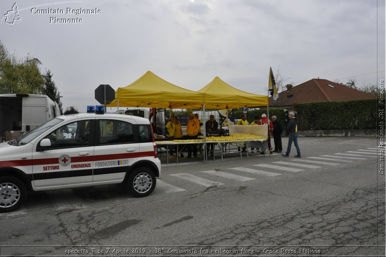 Pecetto T.se 7 Aprile 2019 - 38 Camminata fra i ciliegi in fiore - Croce Rossa Italiana - Comitato Regionale del Piemonte