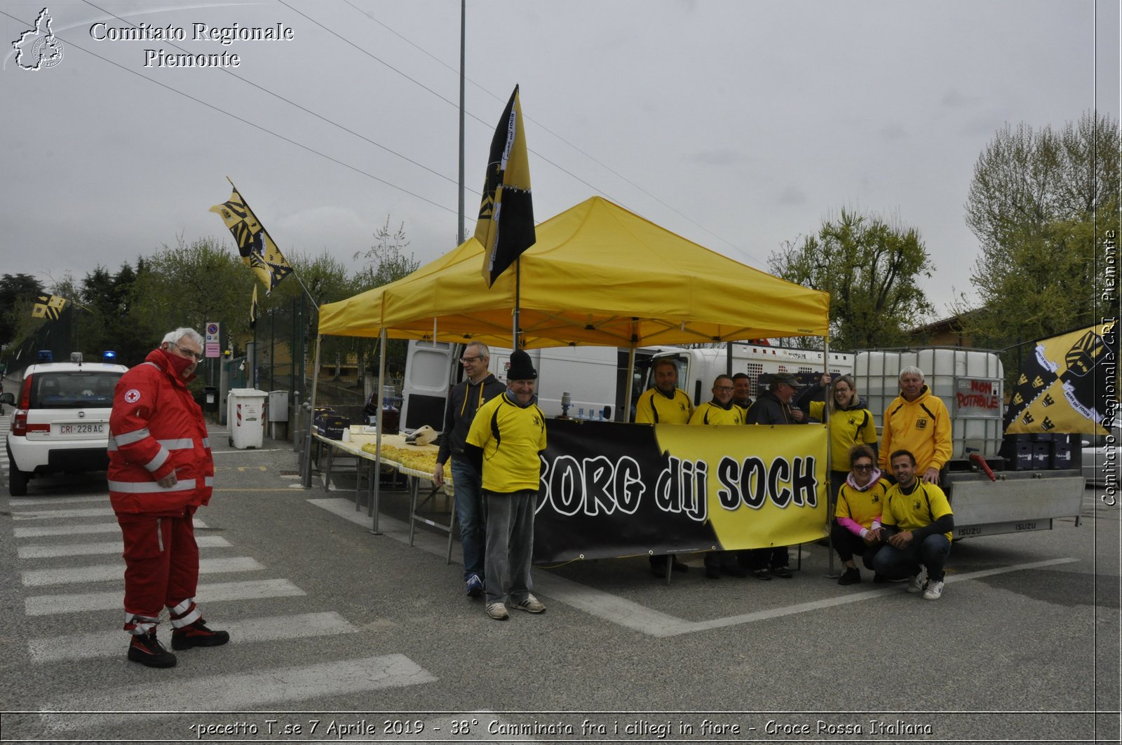 Pecetto T.se 7 Aprile 2019 - 38 Camminata fra i ciliegi in fiore - Croce Rossa Italiana - Comitato Regionale del Piemonte