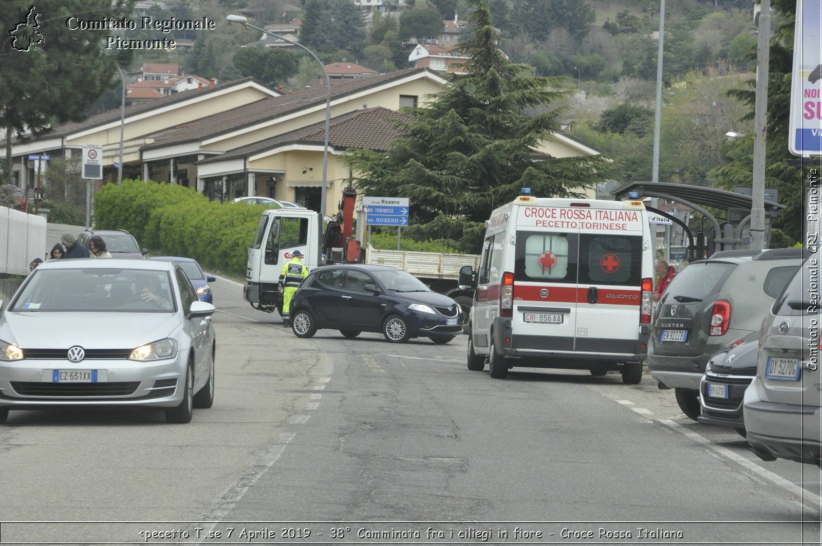 Pecetto T.se 7 Aprile 2019 - 38 Camminata fra i ciliegi in fiore - Croce Rossa Italiana - Comitato Regionale del Piemonte