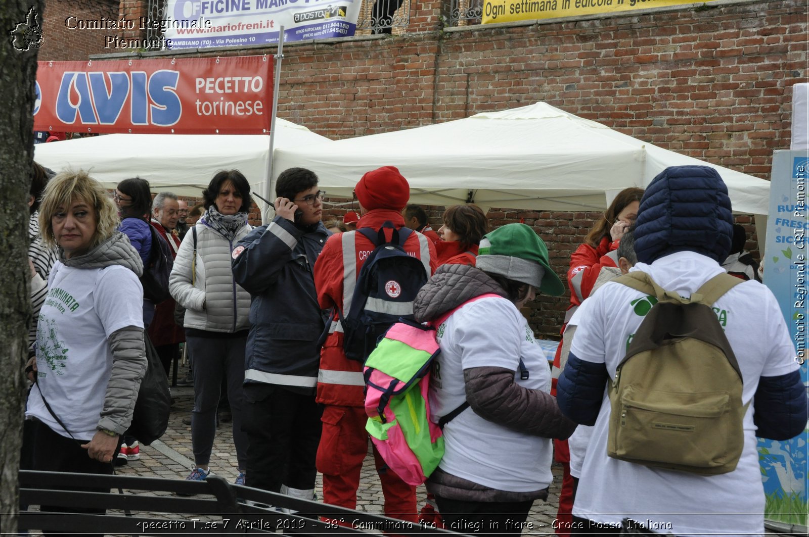 Pecetto T.se 7 Aprile 2019 - 38 Camminata fra i ciliegi in fiore - Croce Rossa Italiana - Comitato Regionale del Piemonte