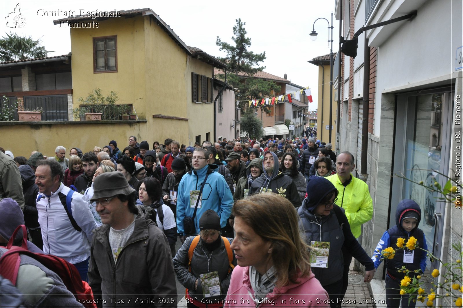 Pecetto T.se 7 Aprile 2019 - 38 Camminata fra i ciliegi in fiore - Croce Rossa Italiana - Comitato Regionale del Piemonte