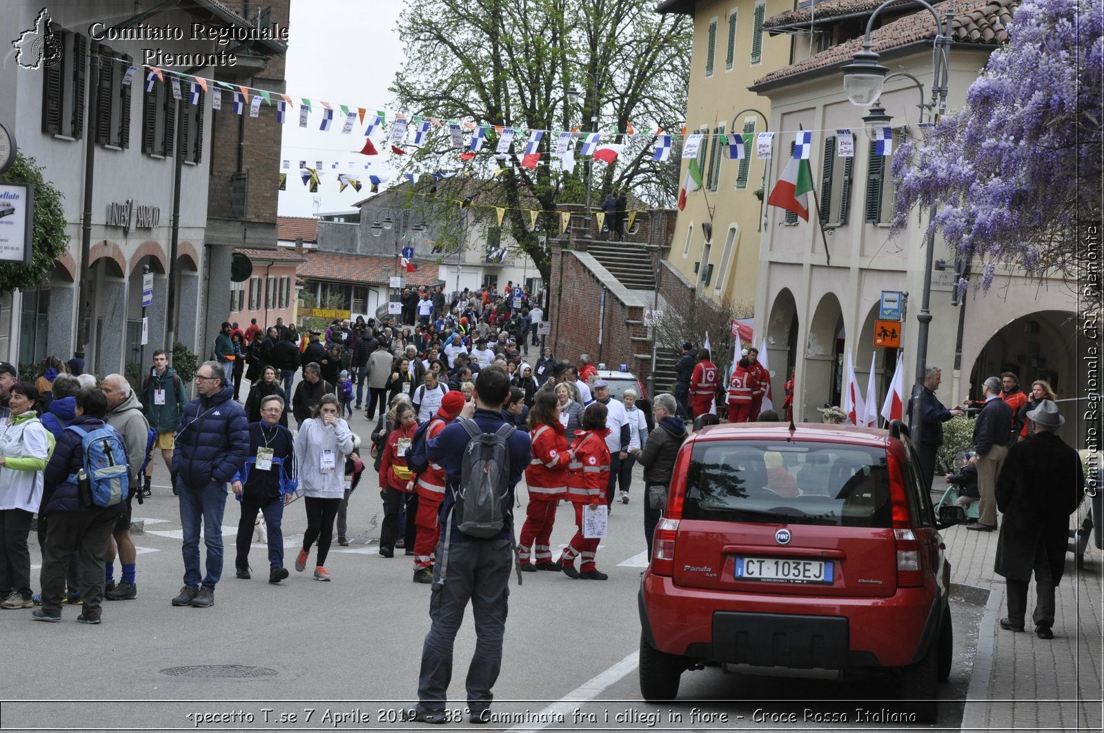 Pecetto T.se 7 Aprile 2019 - 38 Camminata fra i ciliegi in fiore - Croce Rossa Italiana - Comitato Regionale del Piemonte