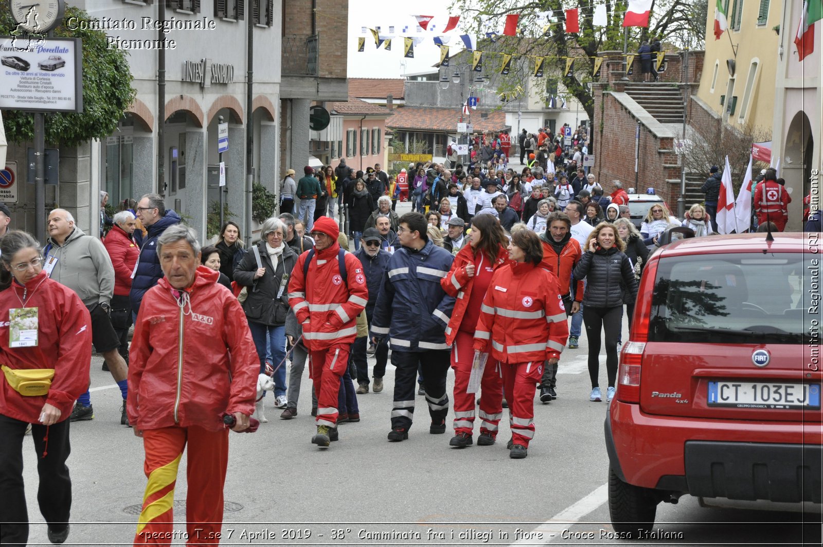 Pecetto T.se 7 Aprile 2019 - 38 Camminata fra i ciliegi in fiore - Croce Rossa Italiana - Comitato Regionale del Piemonte