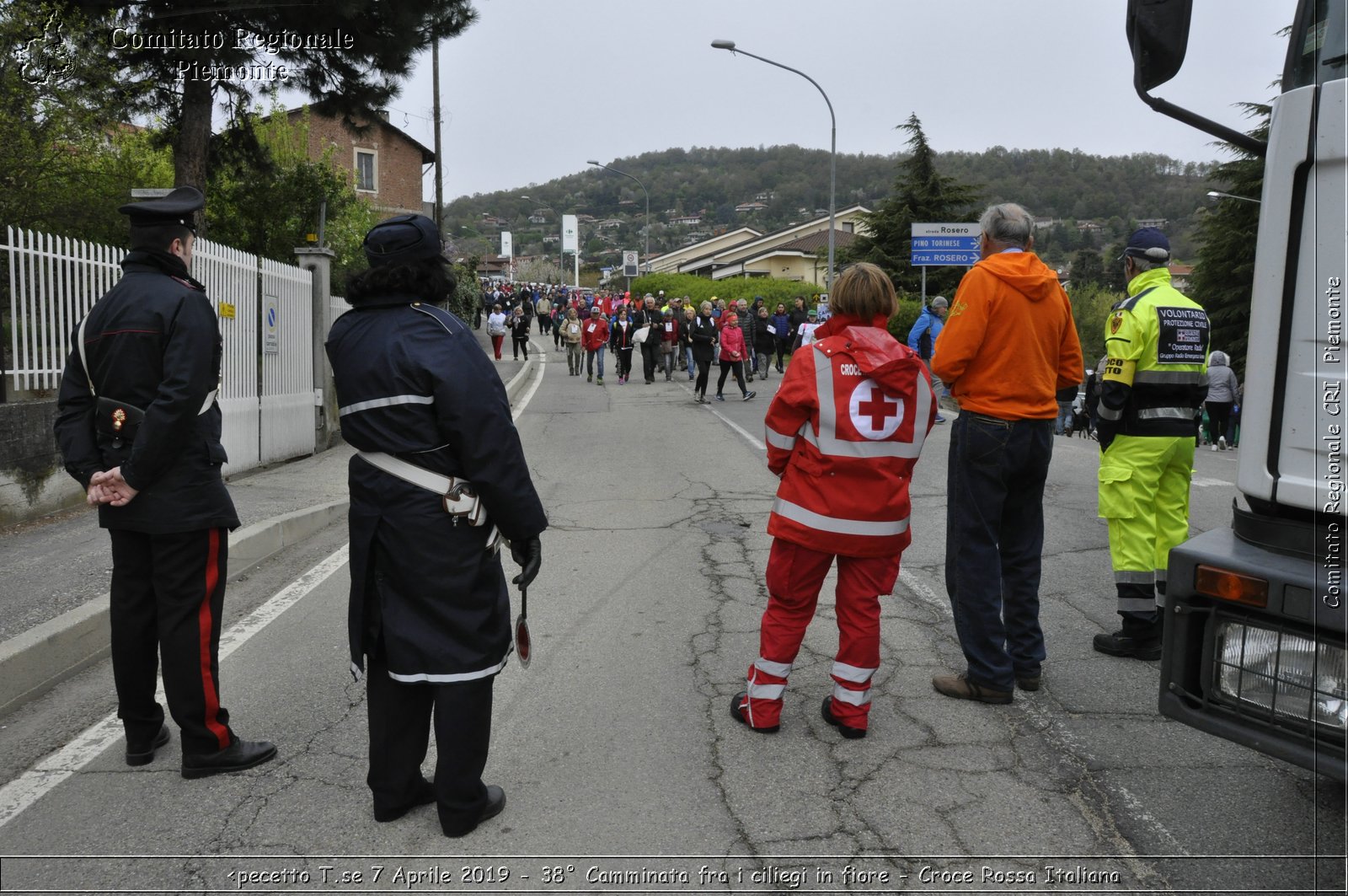 Pecetto T.se 7 Aprile 2019 - 38 Camminata fra i ciliegi in fiore - Croce Rossa Italiana - Comitato Regionale del Piemonte