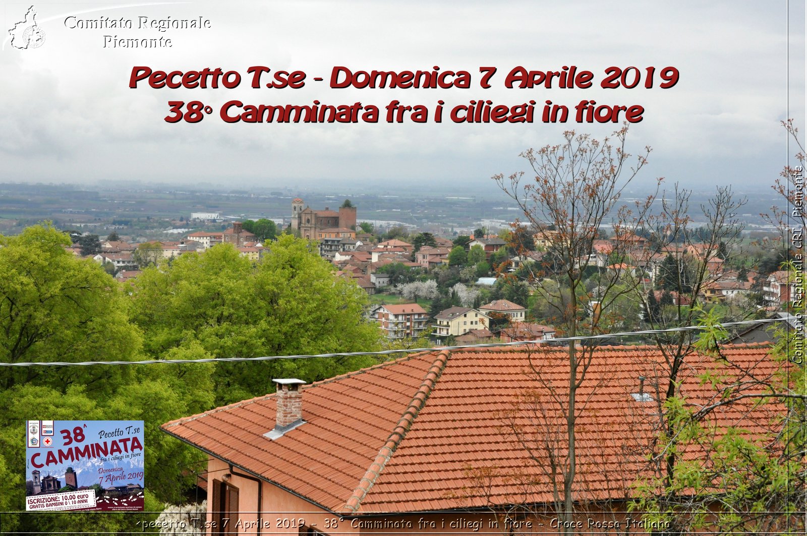 Pecetto T.se 7 Aprile 2019 - 38 Camminata fra i ciliegi in fiore - Croce Rossa Italiana - Comitato Regionale del Piemonte