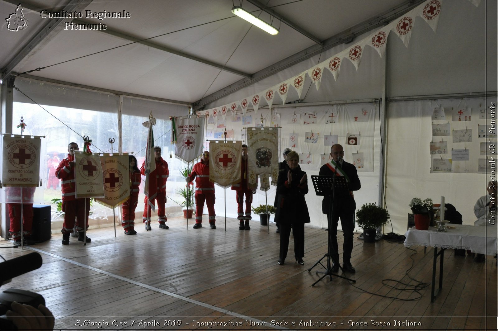 S.Giorgio C.se 7 Aprile 2019 - Inaugurazione Nuova Sede e Ambulanza - Croce Rossa Italiana - Comitato Regionale del Piemonte