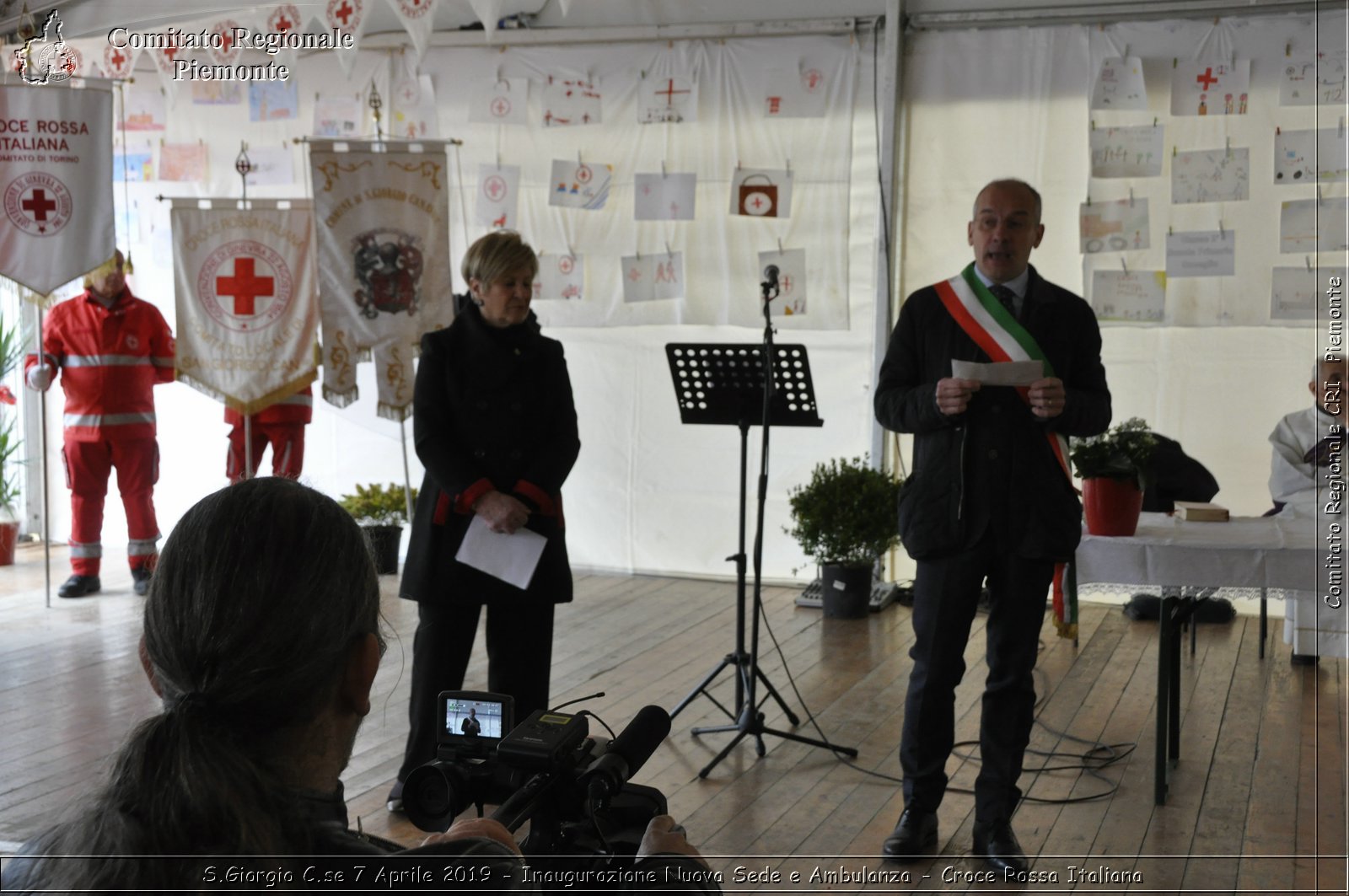 S.Giorgio C.se 7 Aprile 2019 - Inaugurazione Nuova Sede e Ambulanza - Croce Rossa Italiana - Comitato Regionale del Piemonte