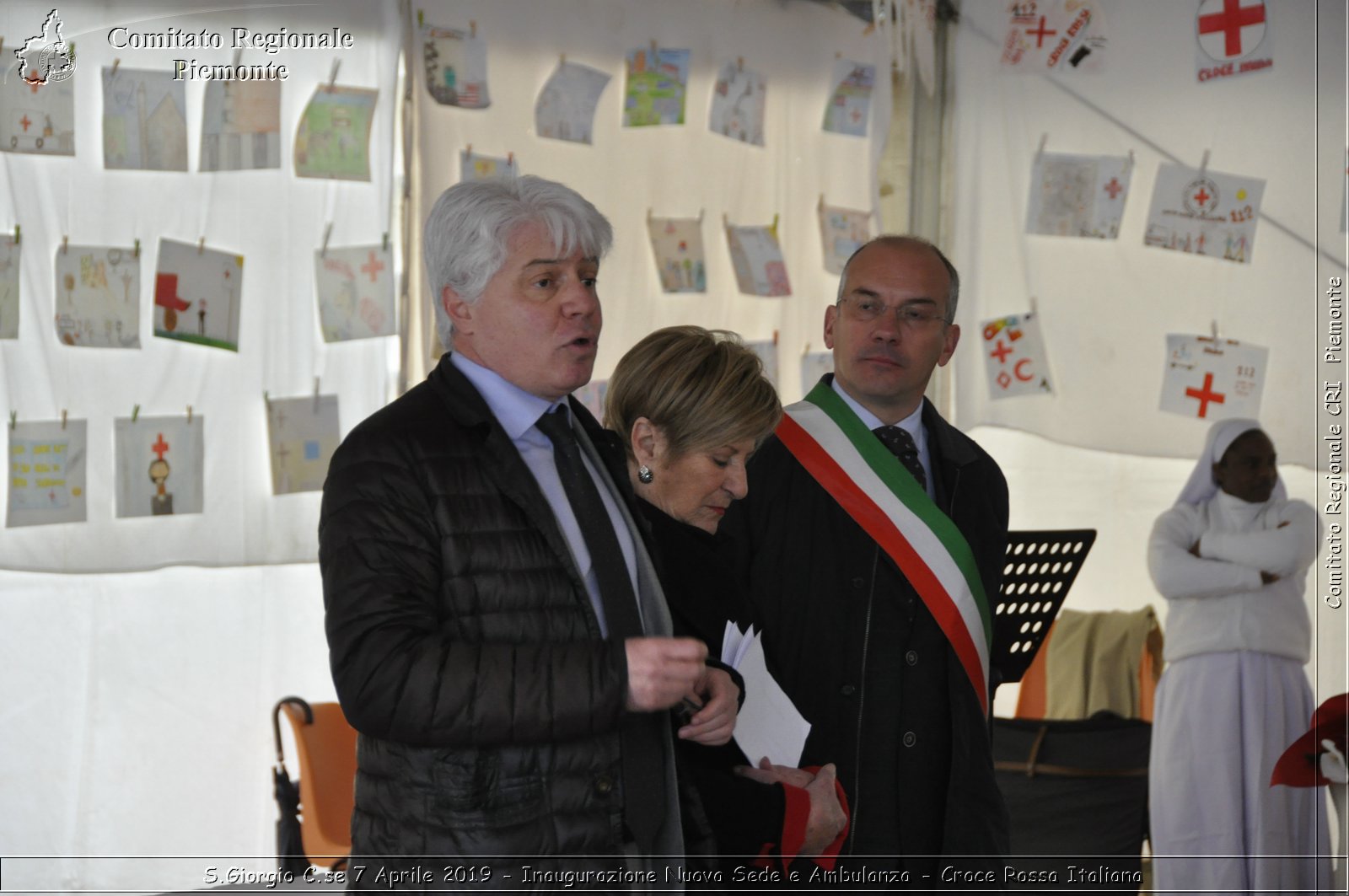 S.Giorgio C.se 7 Aprile 2019 - Inaugurazione Nuova Sede e Ambulanza - Croce Rossa Italiana - Comitato Regionale del Piemonte