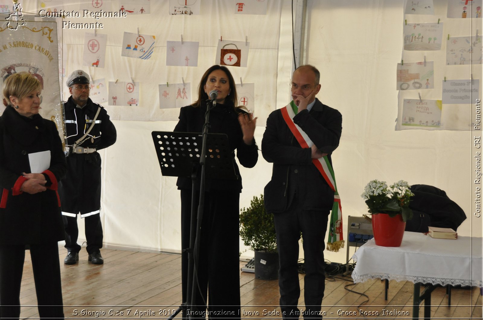 S.Giorgio C.se 7 Aprile 2019 - Inaugurazione Nuova Sede e Ambulanza - Croce Rossa Italiana - Comitato Regionale del Piemonte