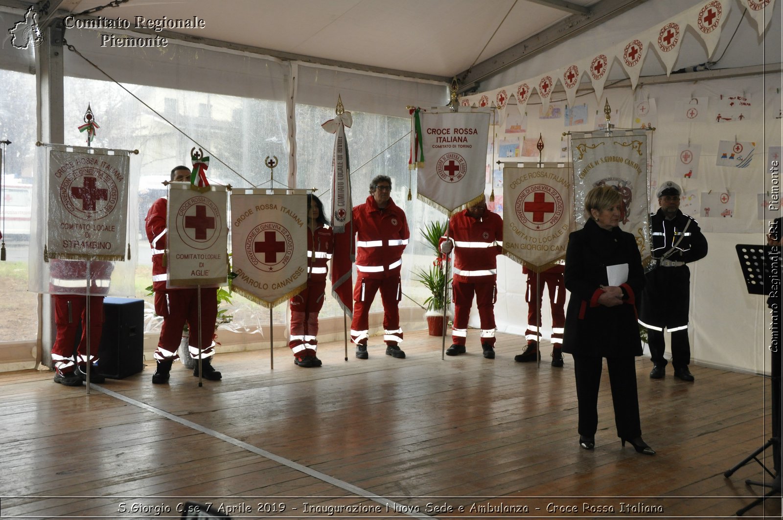 S.Giorgio C.se 7 Aprile 2019 - Inaugurazione Nuova Sede e Ambulanza - Croce Rossa Italiana - Comitato Regionale del Piemonte