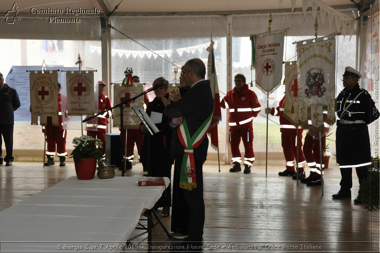 S.Giorgio C.se 7 Aprile 2019 - Inaugurazione Nuova Sede e Ambulanza - Croce Rossa Italiana - Comitato Regionale del Piemonte