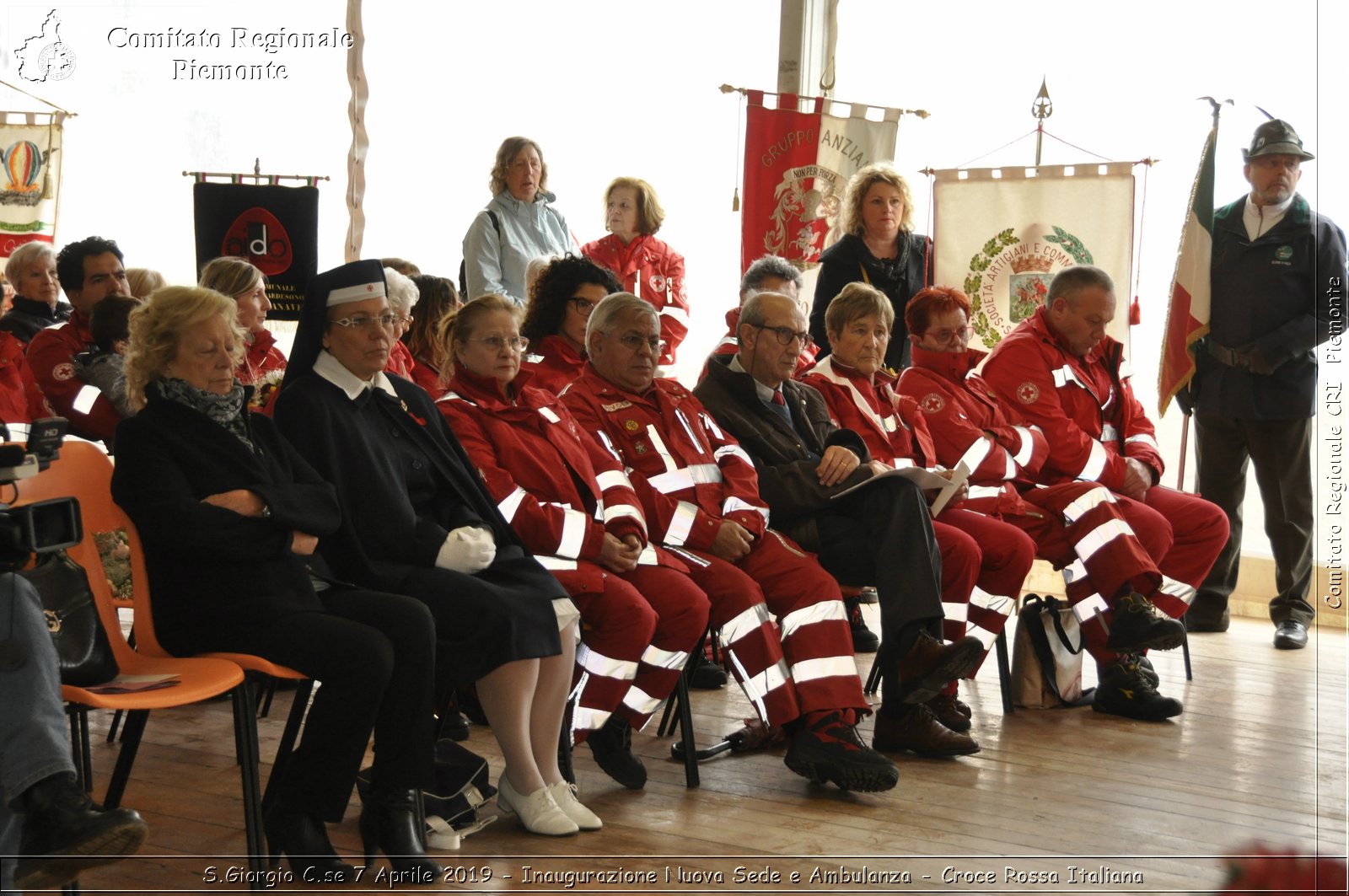 S.Giorgio C.se 7 Aprile 2019 - Inaugurazione Nuova Sede e Ambulanza - Croce Rossa Italiana - Comitato Regionale del Piemonte