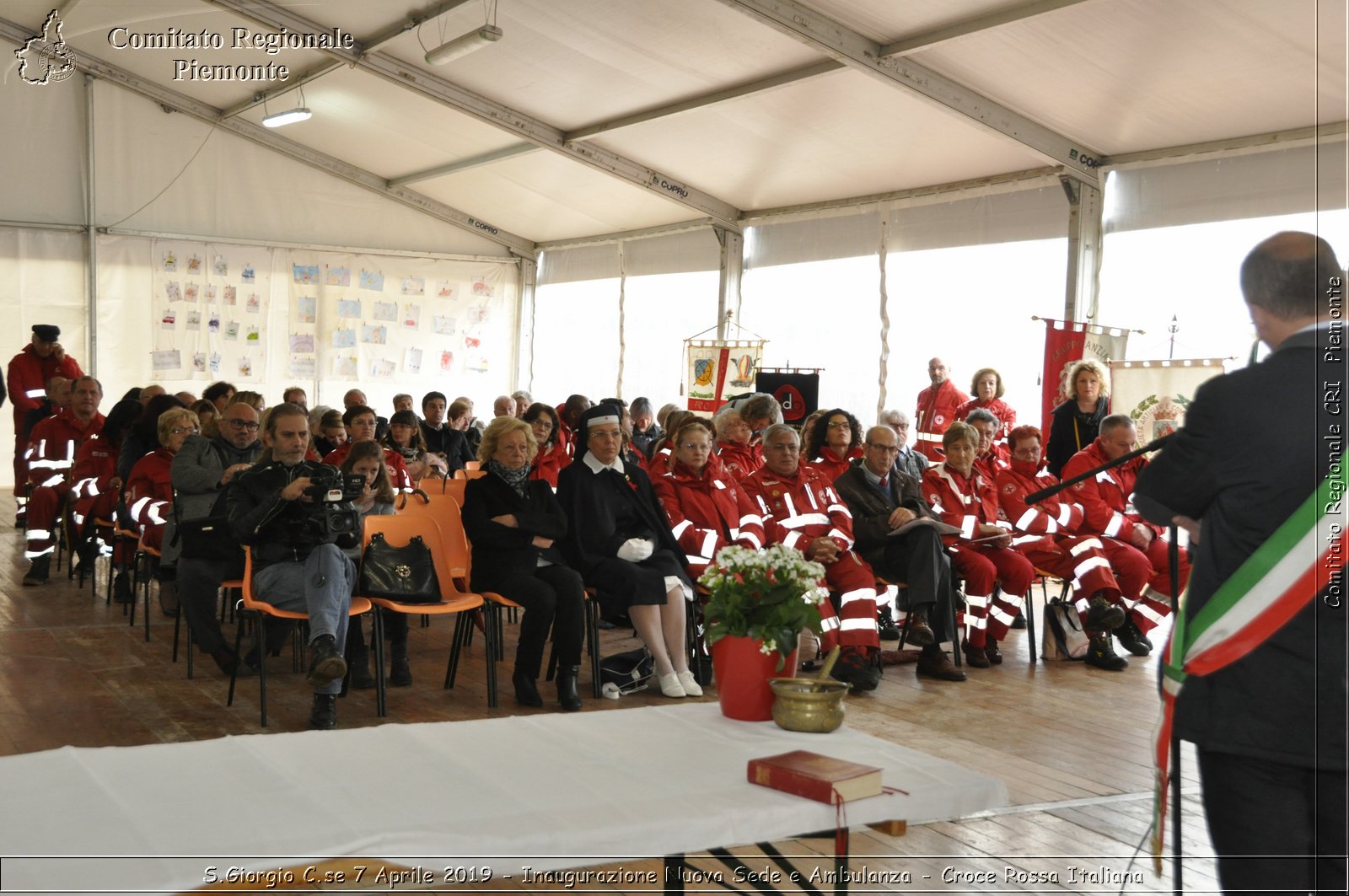 S.Giorgio C.se 7 Aprile 2019 - Inaugurazione Nuova Sede e Ambulanza - Croce Rossa Italiana - Comitato Regionale del Piemonte